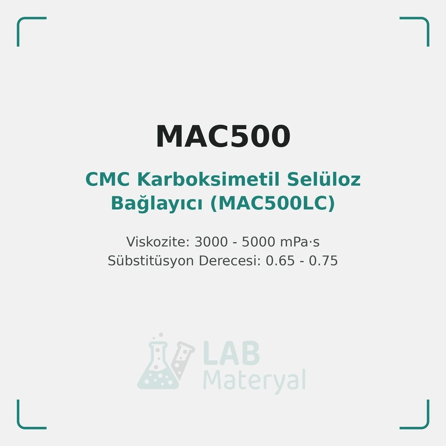 CMC Karboksimetil Selüloz Bağlayıcı (MAC500LC)