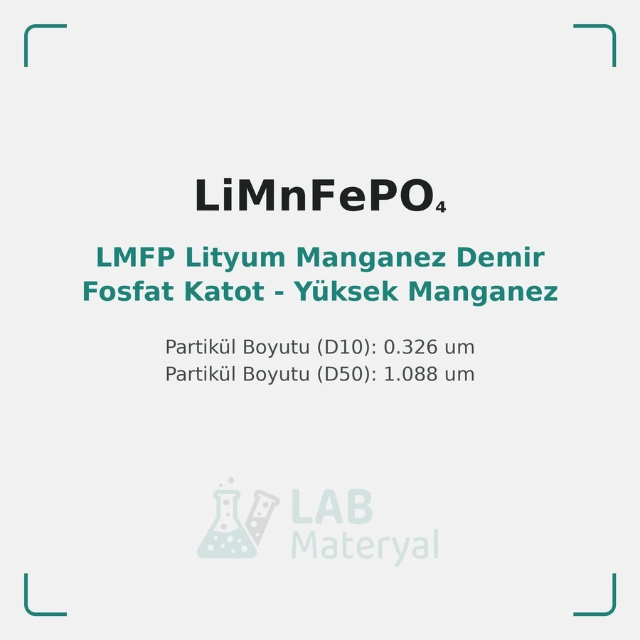 LMFP Lityum Manganez Demir Fosfat Katot - Yüksek Manganez