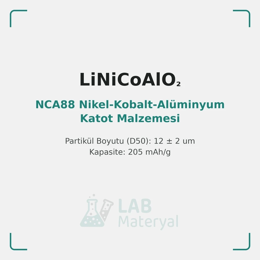 NCA88 Nikel-Kobalt-Alüminyum Katot Malzemesi