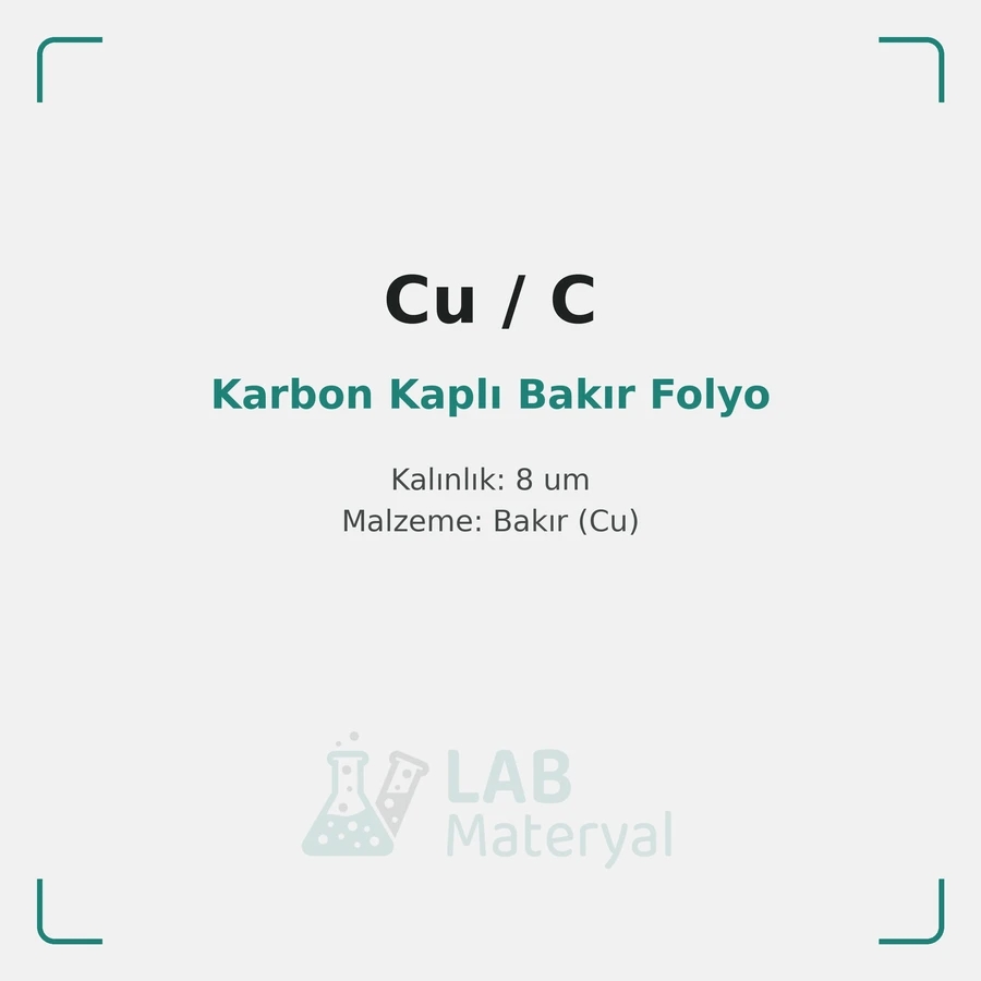 Karbon Kaplı Bakır Folyo
