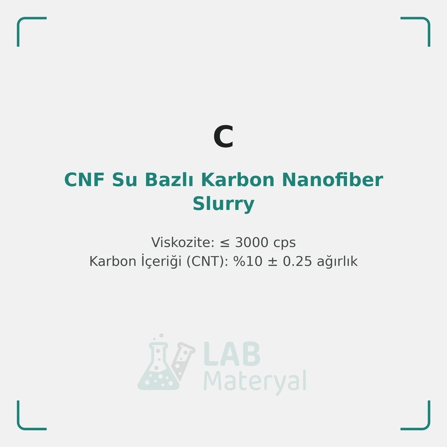CNF Su Bazlı Karbon Nanofiber Slurry