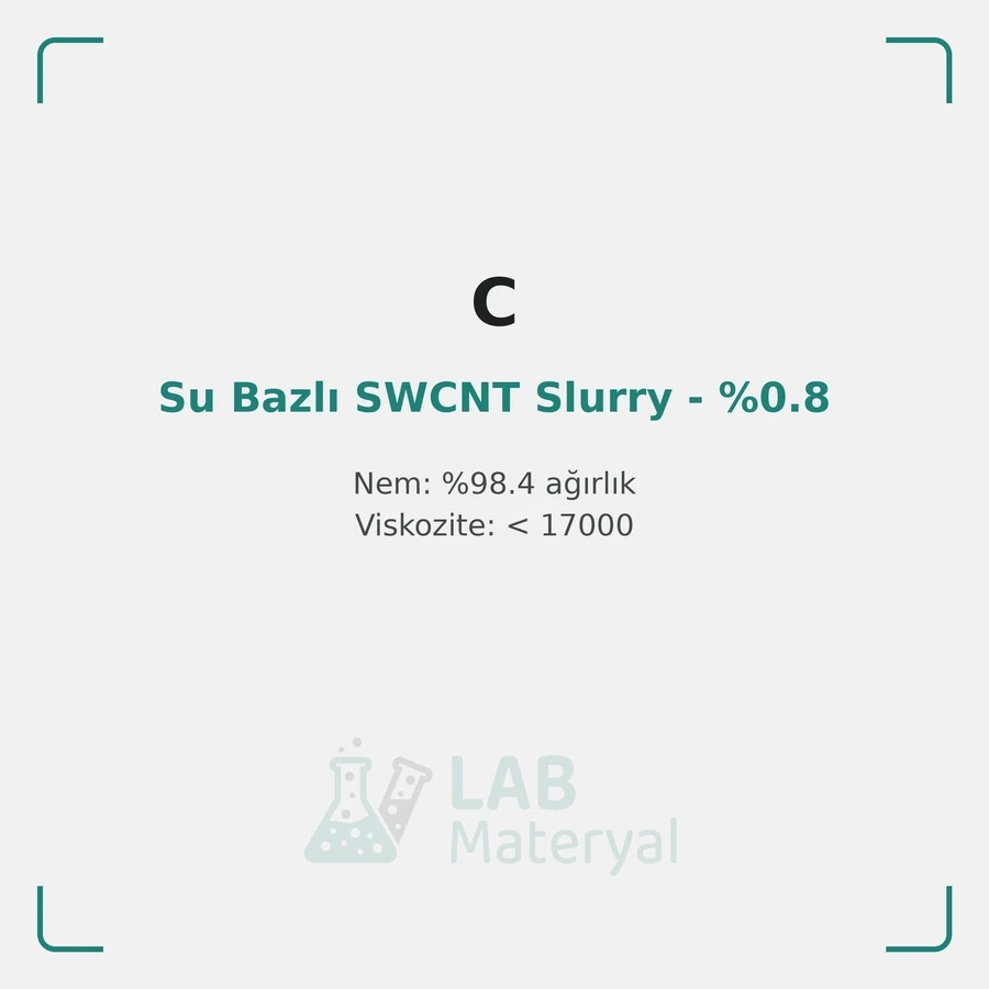 Su Bazlı SWCNT Slurry - %0.8 (0.8% Aqueous SWCNT)
