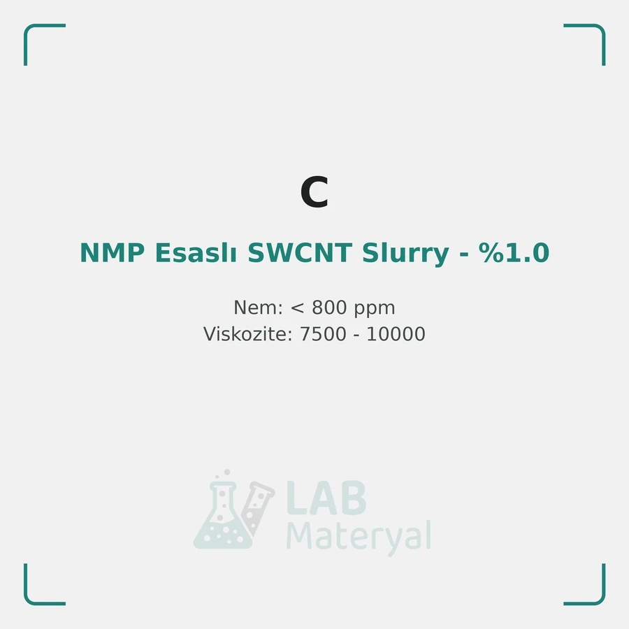 NMP Esaslı SWCNT Slurry - %1.0 (1%NMP-SWCNT)