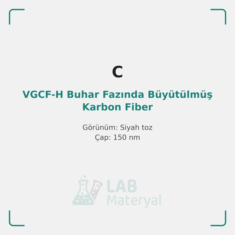 VGCF-H Buhar Fazında Büyütülmüş Karbon Fiber