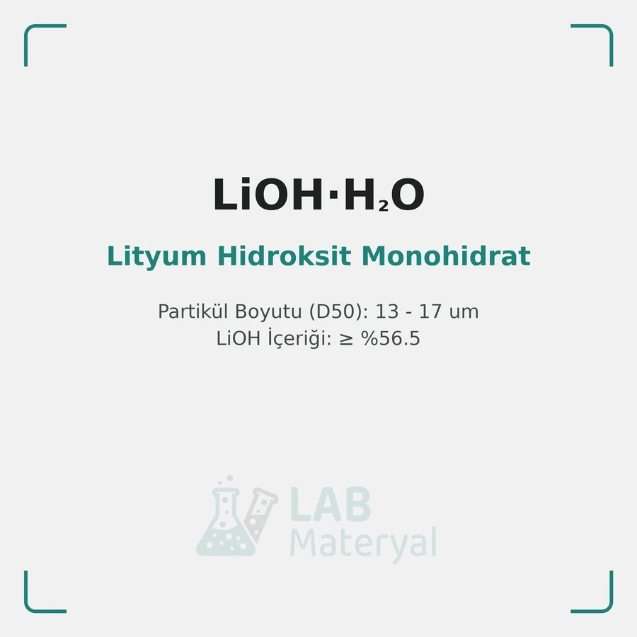 Lityum Hidroksit Monohidrat (LiOH·H2O)