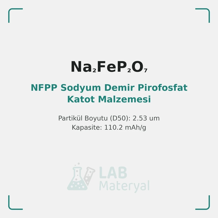 NFPP Sodyum Demir Pirofosfat Katot Malzemesi