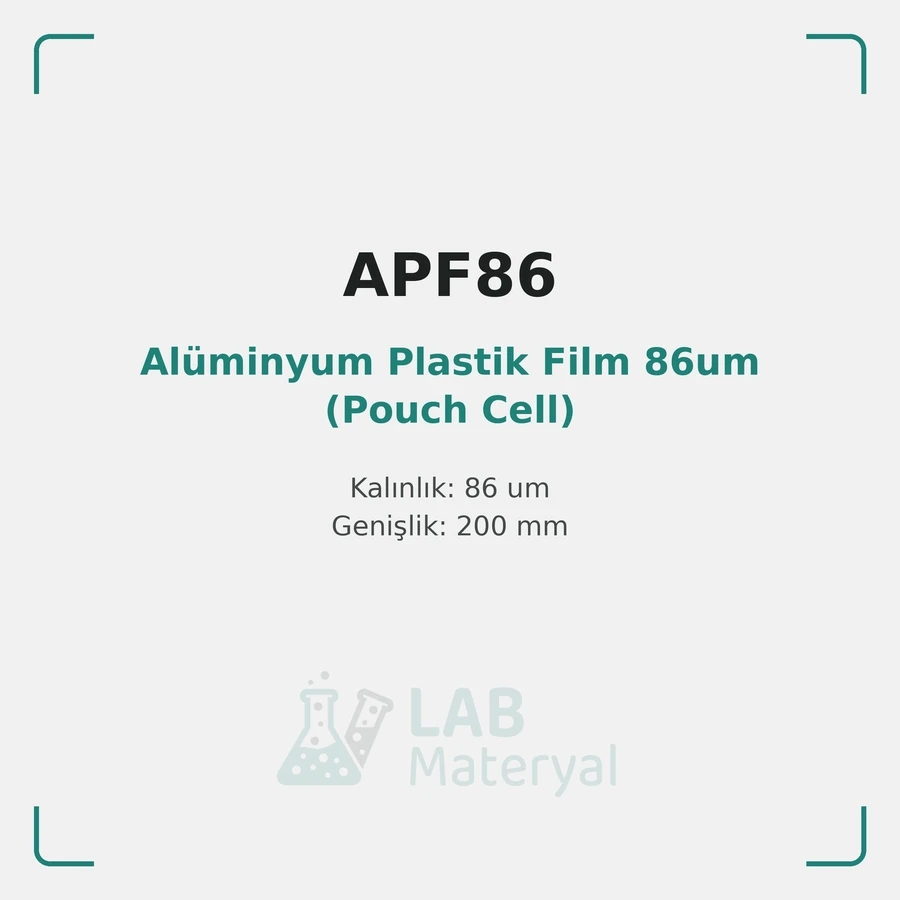 Alüminyum Plastik Film 86um (Pouch Cell)