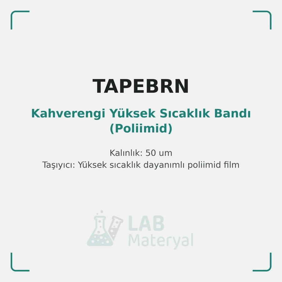 Kahverengi Yüksek Sıcaklık Bandı (Poliimid)