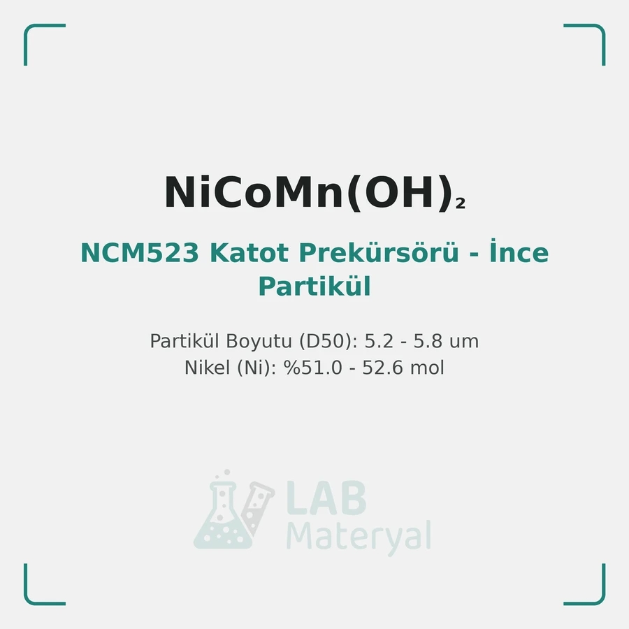 NCM523 Katot Prekürsörü - İnce Partikül