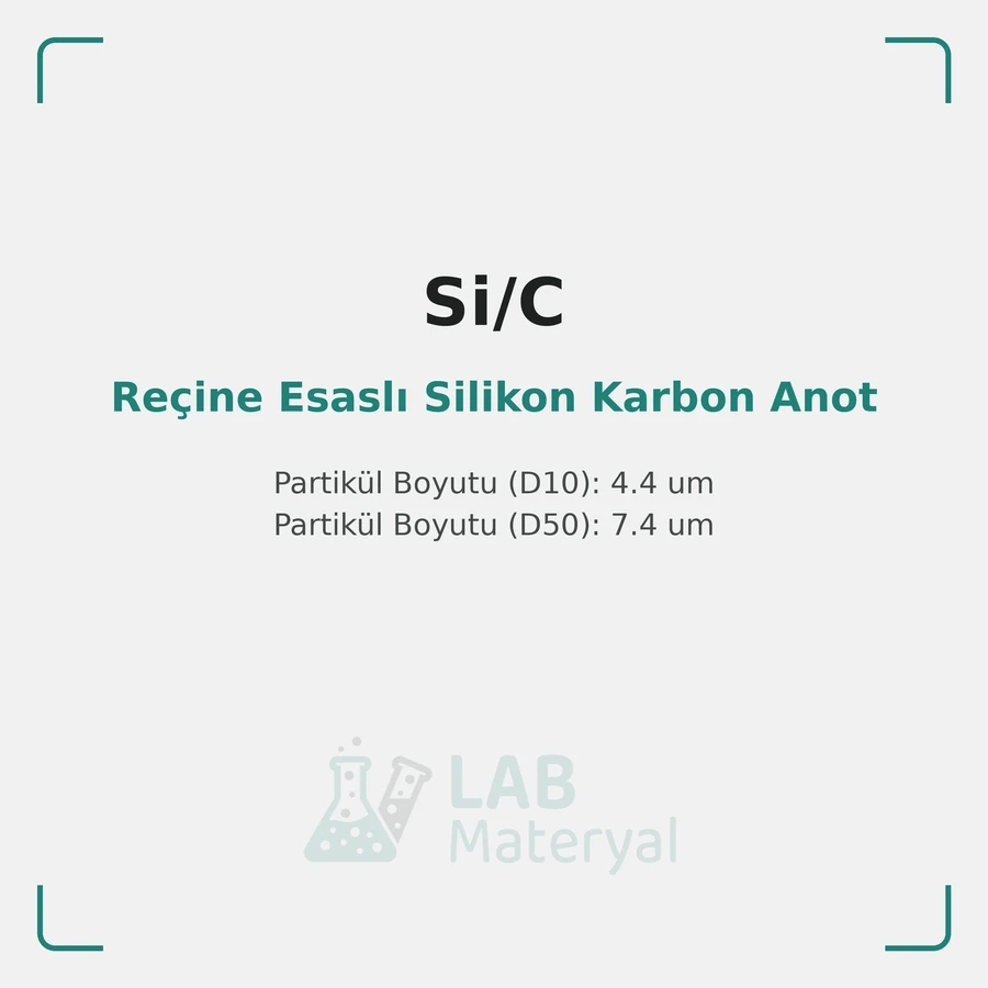 Reçine Esaslı Silikon Karbon Anot