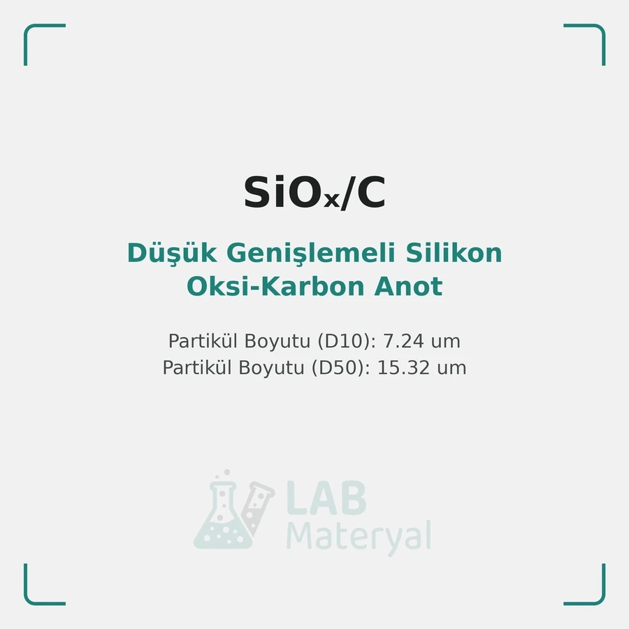 Düşük Genişlemeli Silikon Oksi-Karbon Anot