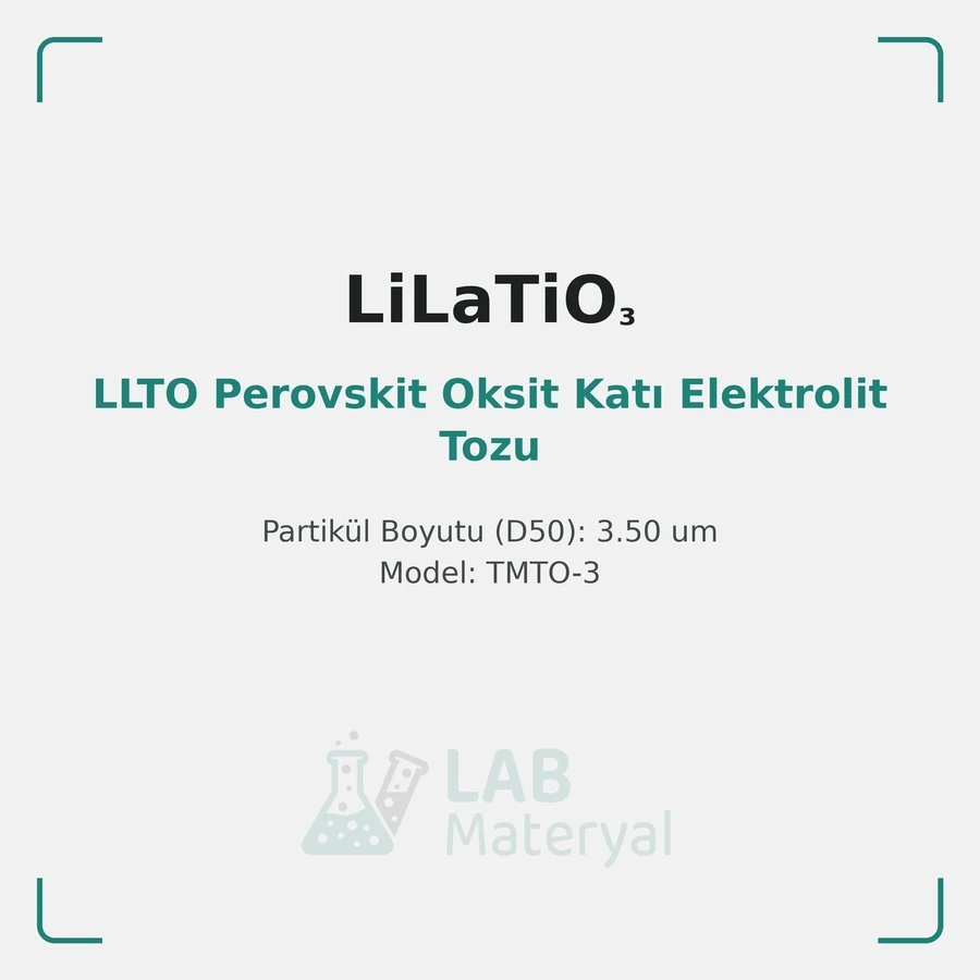 LLTO Perovskit Oksit Katı Elektrolit Tozu (TMTO-3)