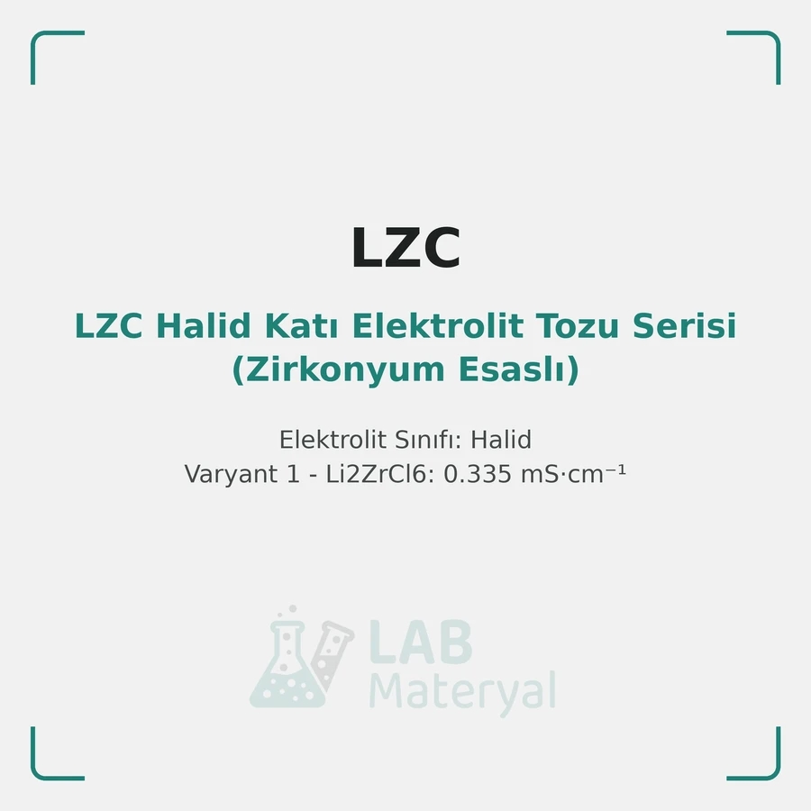 LZC Halid Katı Elektrolit Tozu Serisi (Zirkonyum Esaslı)