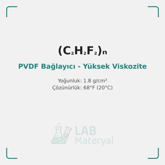 PVDF Bağlayıcı - Yüksek Viskozite (LM-BIND-HSV900) | LabMateryal Bağlayıcı