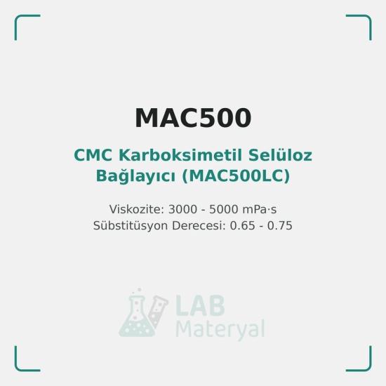 CMC Karboksimetil Selüloz Bağlayıcı (MAC500LC) | LabMateryal Bağlayıcı