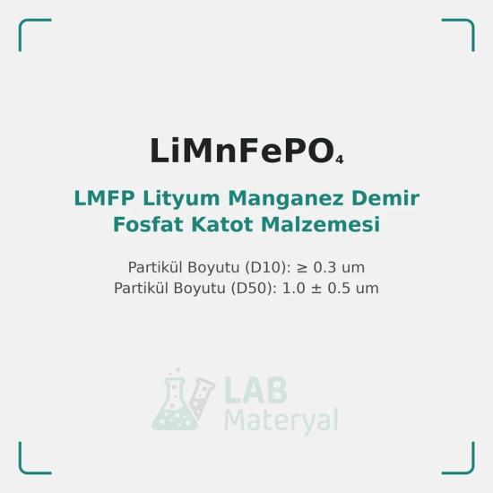 LMFP Lityum Manganez Demir Fosfat Katot Malzemesi (LM-CAT-LMFP64) | LabMateryal Katot Malzemesi