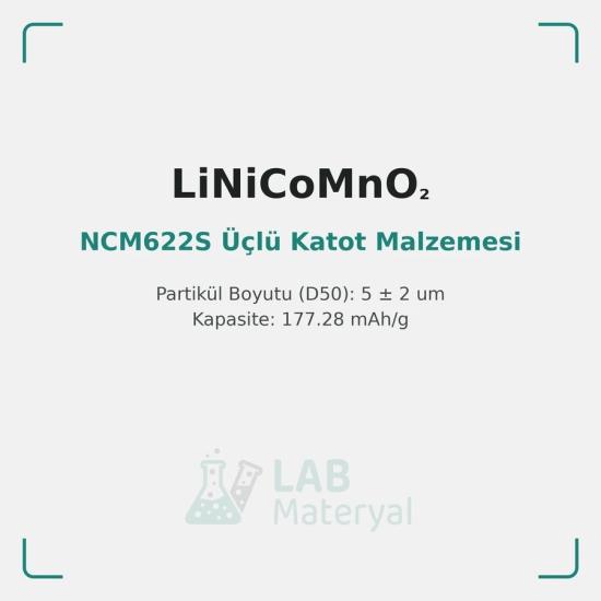 NCM622S Üçlü Katot Malzemesi (LM-CAT-NCM622S) | LabMateryal Katot Malzemesi