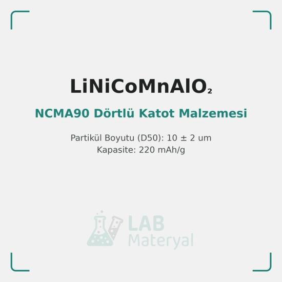 NCMA90 Dörtlü Katot Malzemesi (LM-CAT-NCMA90) | LabMateryal Katot Malzemesi