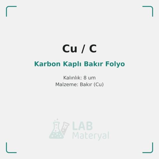 Karbon Kaplı Bakır Folyo | LabMateryal Akım Toplayıcı