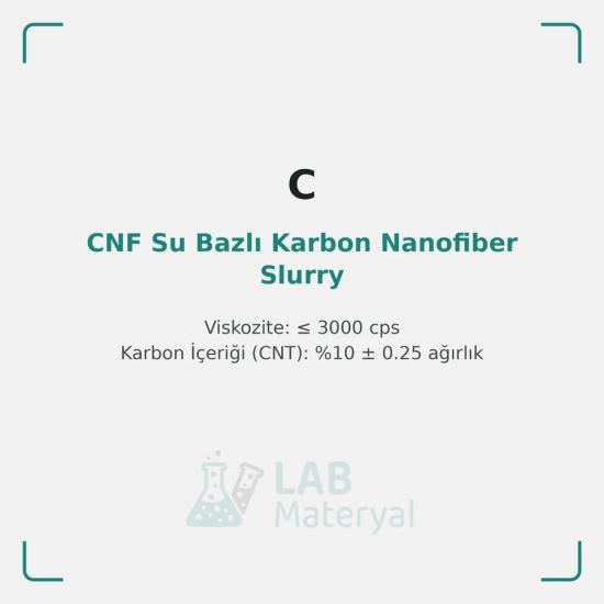 CNF Su Bazlı Karbon Nanofiber Slurry | LabMateryal İletken Katkı