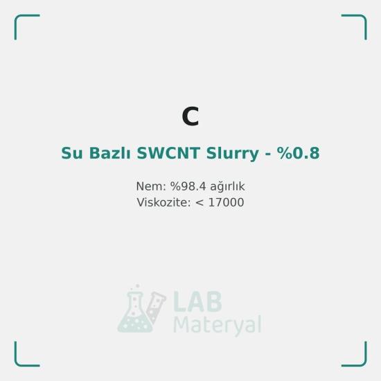 Su Bazlı SWCNT Slurry - %0.8 (0.8% Aqueous SWCNT) | LabMateryal İletken Katkı