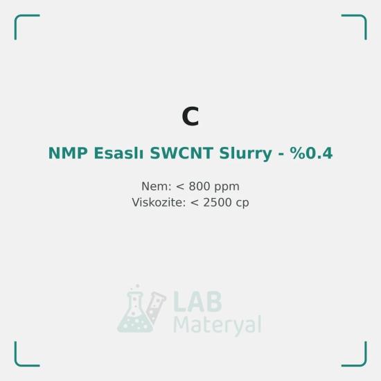 NMP Esaslı SWCNT Slurry - %0.4 (NMP-SWCNT 02NM23) | LabMateryal İletken Katkı