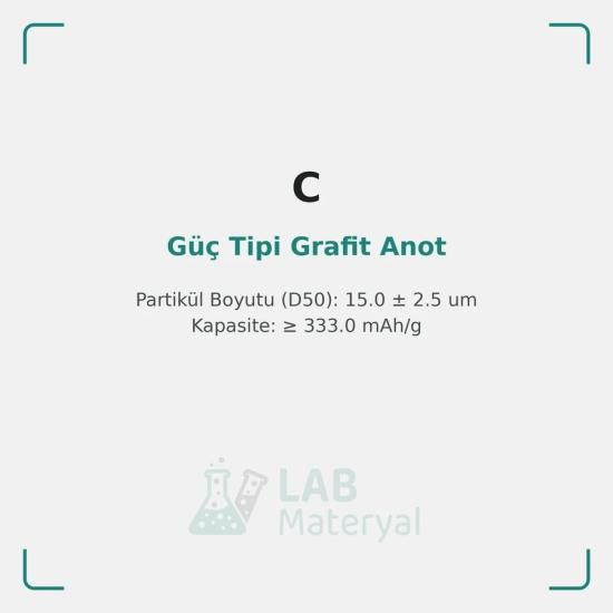 Güç Tipi Grafit Anot (LM-GN-01) | LabMateryal Grafit Anot