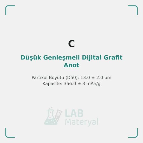 Düşük Genleşmeli Dijital Grafit Anot (LM-GN-05) | LabMateryal Grafit Anot