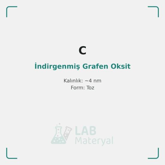 İndirgenmiş Grafen Oksit (LM-GRP-ROG120) | LabMateryal Grafen