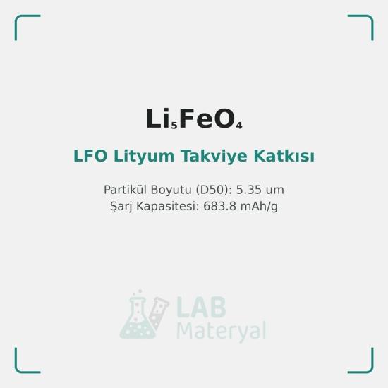 LFO Lityum Takviye Katkısı (LM-LI-LFO) | LabMateryal Lityum Kaynağı