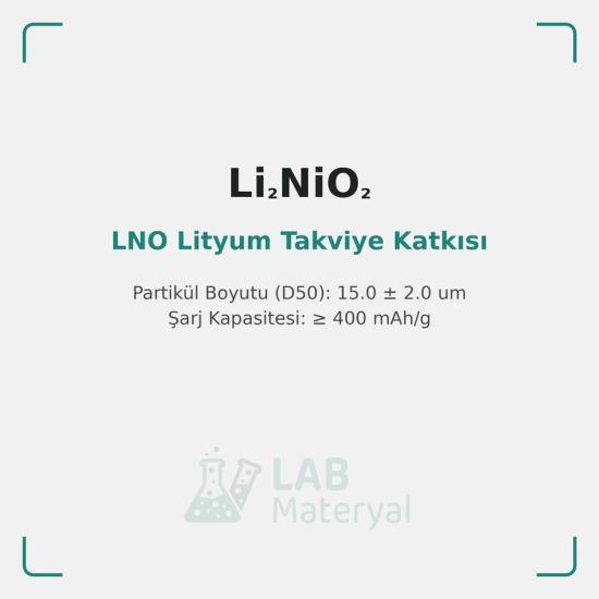 LNO Lityum Takviye Katkısı (LM-LI-LNO) | LabMateryal Lityum Kaynağı