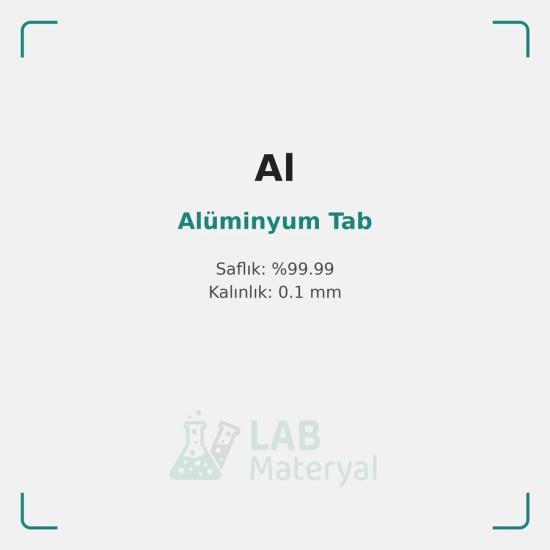 Alüminyum Tab (Katot Terminali) | LabMateryal Hücre Malzemesi