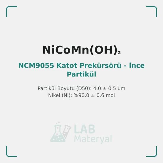 NCM9055 Katot Prekürsörü - İnce Partikül | LabMateryal Katot Prekürsörü