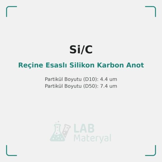 Reçine Esaslı Silikon Karbon Anot (LM-SIC-Q03) | LabMateryal Silikon Anot