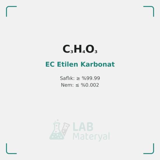EC Etilen Karbonat (Batarya Sınıfı) | LabMateryal Elektrolit Çözücüsü