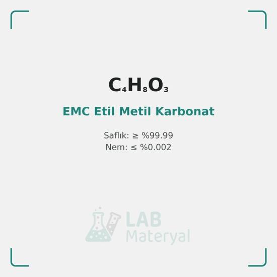 EMC Etil Metil Karbonat (Batarya Sınıfı) | LabMateryal Elektrolit Çözücüsü