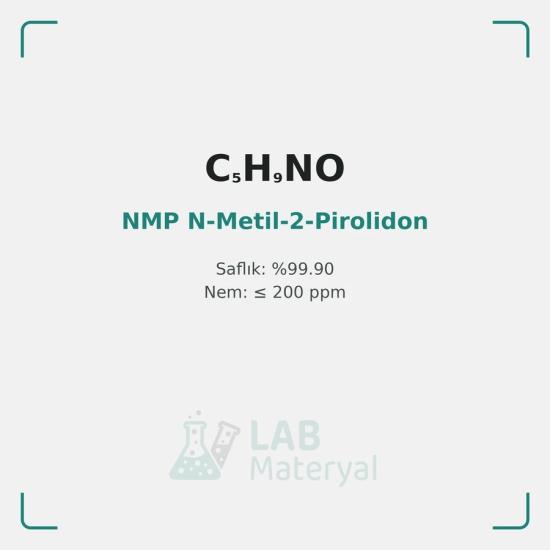 NMP N-Metil-2-Pirolidon (Batarya Sınıfı) | LabMateryal Elektrolit Çözücüsü