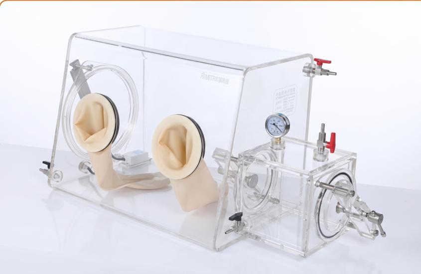 Akrilik Glove Box Tip B (Vakumlu Geçiş Kutulu) | Labmateryal