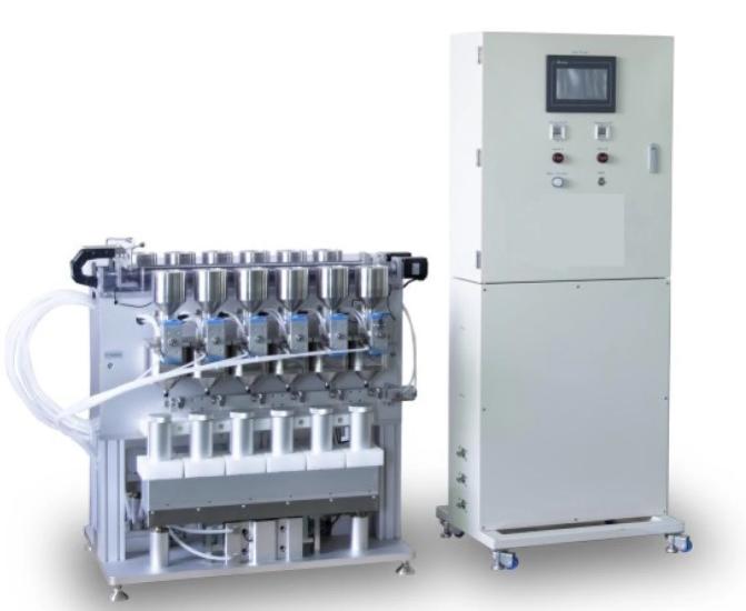 12 İstasyon Elektrolit Dolum LM-ZY60-12 | LabMateryal